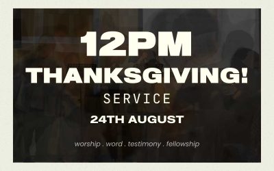 Anniversary Service of 12pm Praise!