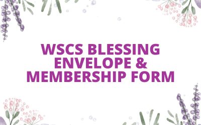 WSCS Blessing Envelope & Membership Form
