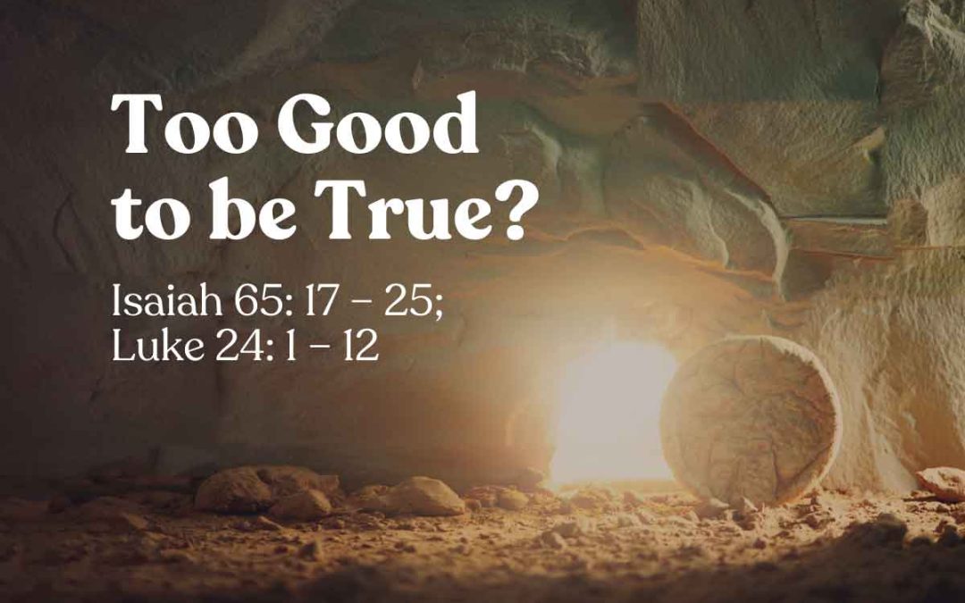 20 April 2025 – Sermon Discussion Questions