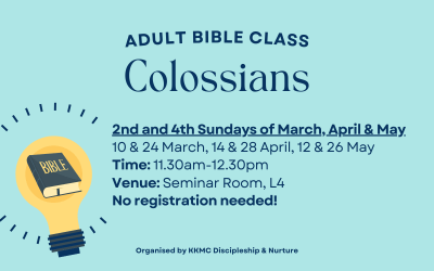 Adult Bible Class (Colossians)