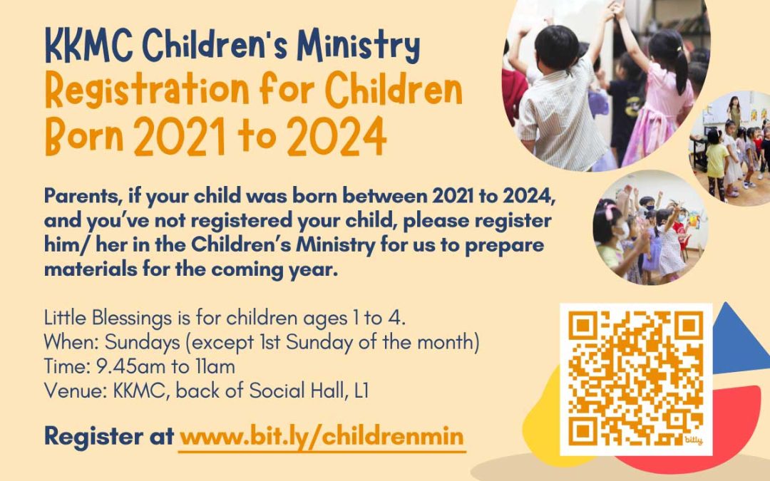 Registration for Children Born 2021 to 2024