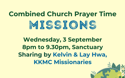 Combined Church Prayer Time (Missions)