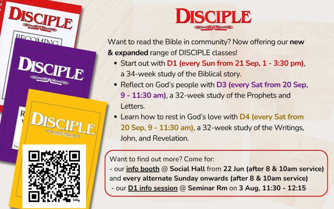 DISCIPLE Courses Registration