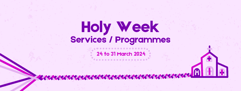 Holy Week 2024 Worship Services