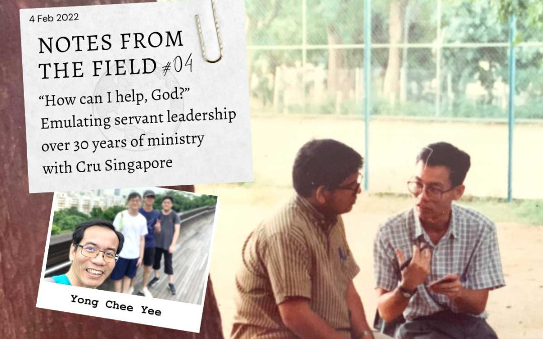 “How can I help, God?” Emulating servant leadership over 30 years of ministry with Cru Singapore