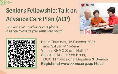 Seniors Fellowship: Talk on Advance Care Plan (ACP)