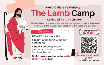 The Lamb Camp (For K2 to P2 Children)