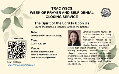 TRAC WSCS Week of Prayer and Self-Denial Closing Service