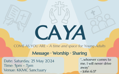 YA Come As You Are (CAYA)