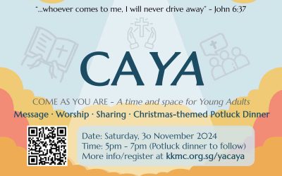 YA Come As You Are (CAYA)